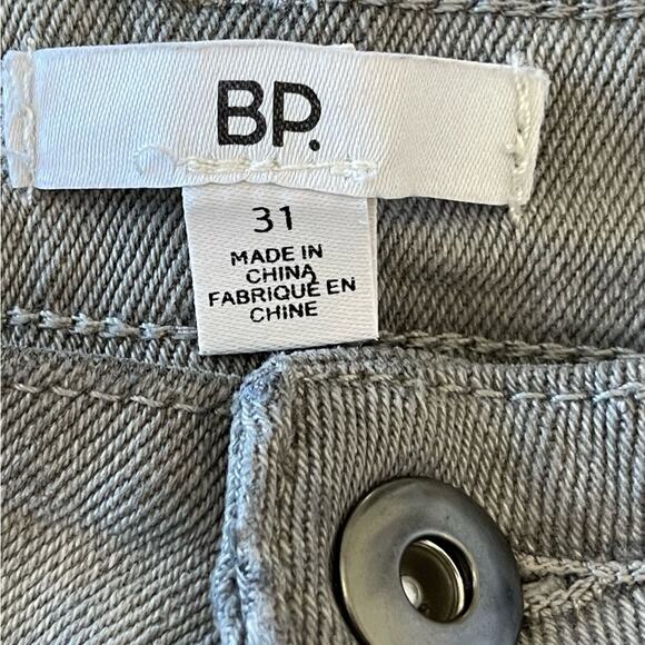 New ~ BP. NORDSTROM Ripped Straight Jeans 31 98% Cotton - Picture 4 of 5